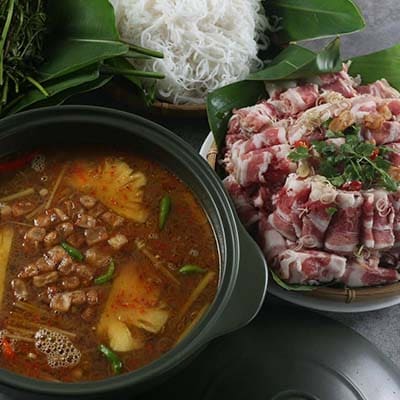 Lẩu Bò Nhúng Mắm Ruốc